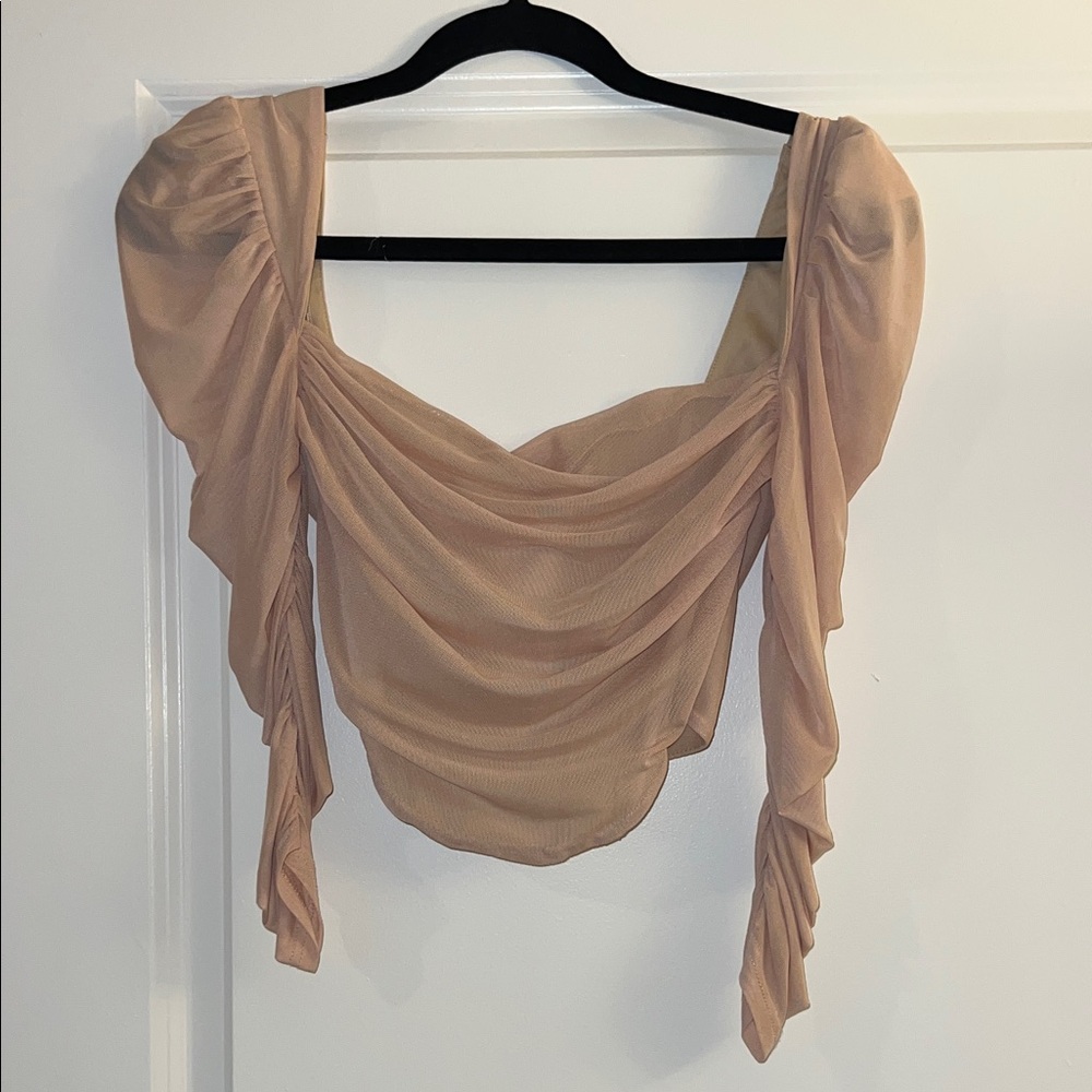 Tan Corset Women's Top